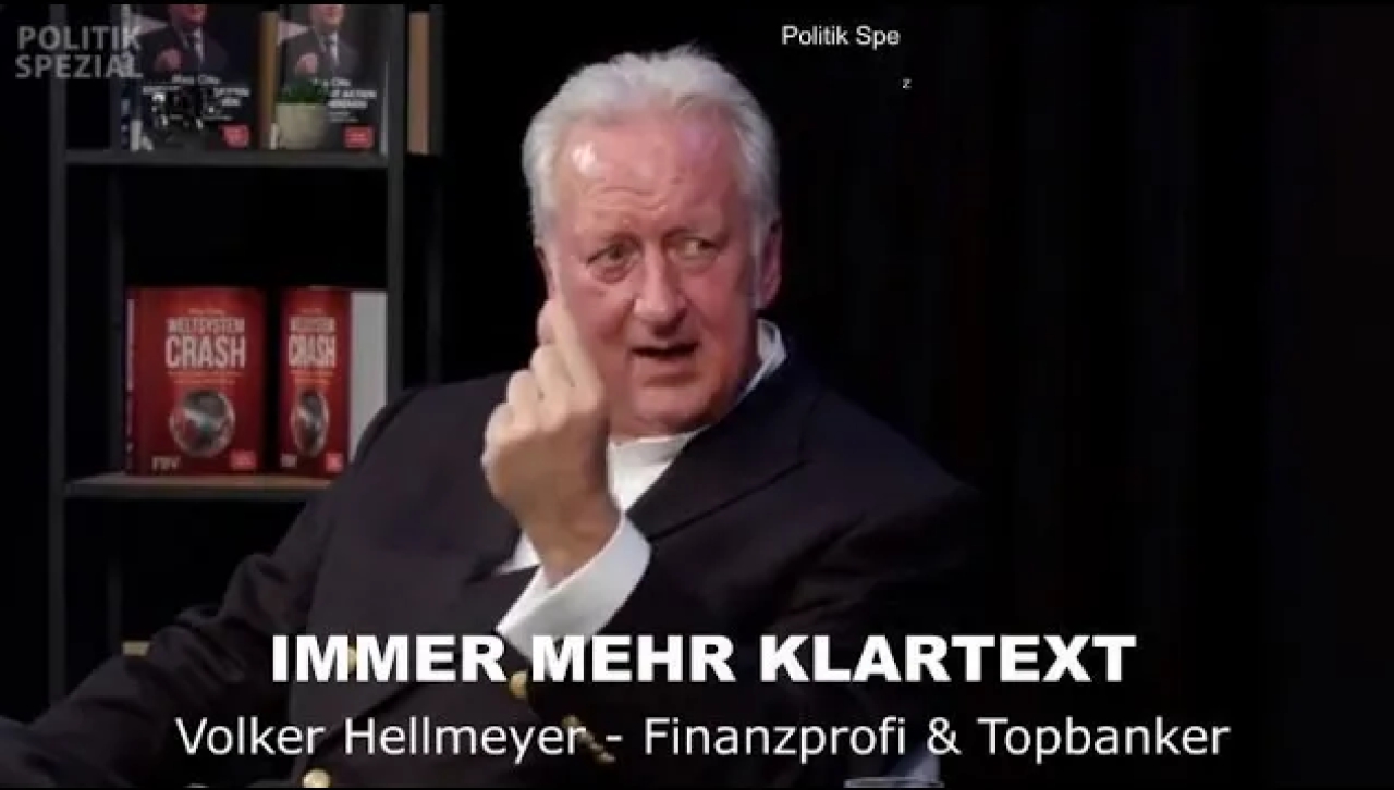 Video Cover - Folker Hellmeyer - Finanzprofi & Topbanker über Politik und Medien - Immer mehr Klartext